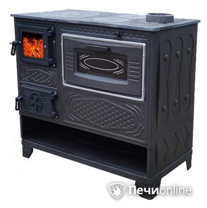 Отопительно-варочная печь МастерПечь ПВ-05С с духовым шкафом, 8.5 кВт в Бердске